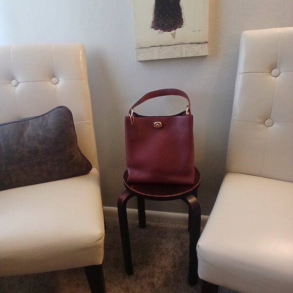 COACH pebbled leather Charlie bucket bag - Picture 1 of 9